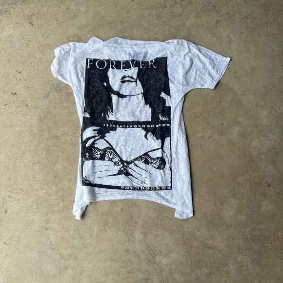 Machines y2k Top oversized Womens size S rocker 90s style - Picture 1 of 3